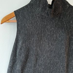 Ann Taylor Loft Mock-Turtleneck Sleeveless Dress